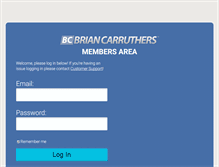 Tablet Screenshot of briancarruthers.net